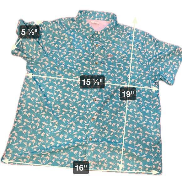 Columbia PFG Men’s Omni-Shade Light Teal  Short Sleeve Fishing 2XL Shirt Awesome - Picture 5 of 5